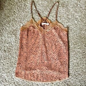 Bishop and Young Lotus Blush Animal Print Cami Medium - Chic Layering Essential